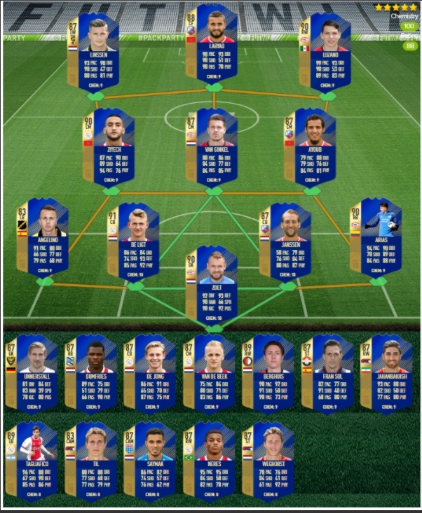 Denzel Dumfries Fifa 21 Fifa 21 Totw 28 Revealed Fabinho Insigne