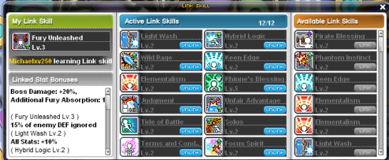 Best 12 Link Skills (including Ark Update) Maplestory