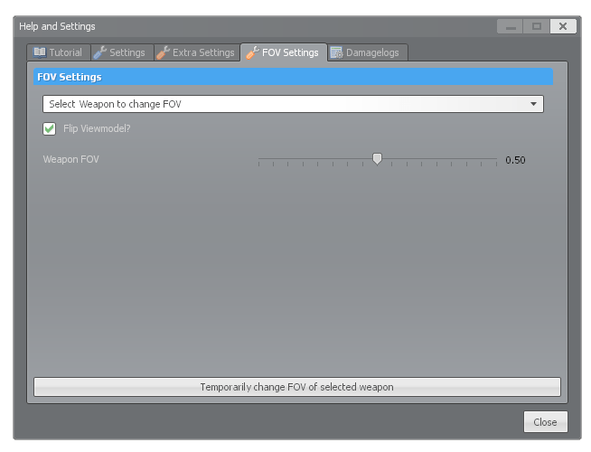 Accepted Weapon FOV Slider SGM Community (Serious GMod)