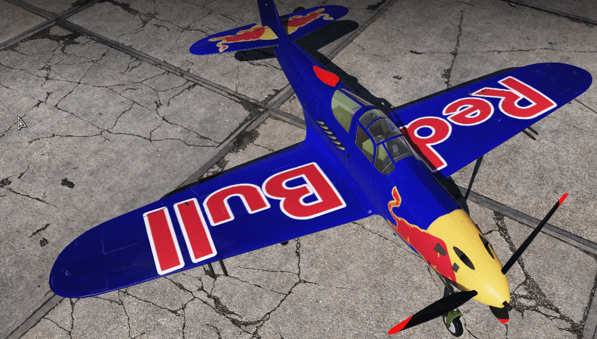 Red Bull P39N0 Replica Paint Schemes and Camouflage War Thunder