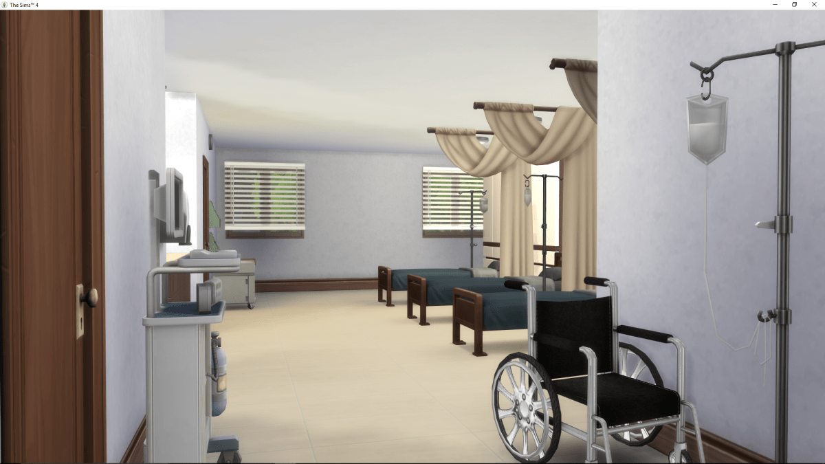 Hillside General Hospital (WIP) and GCMC (WIP) Sims 4 Studio