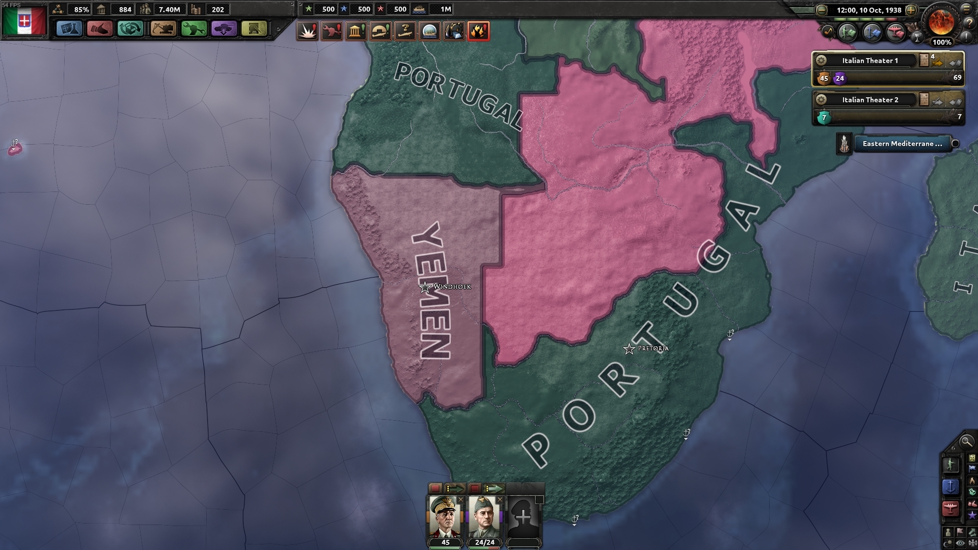 I don't think that happens every game (Battle Royal mod) hoi4