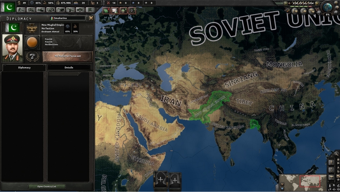 Full list of releasable nations that will be in MtG. hoi4