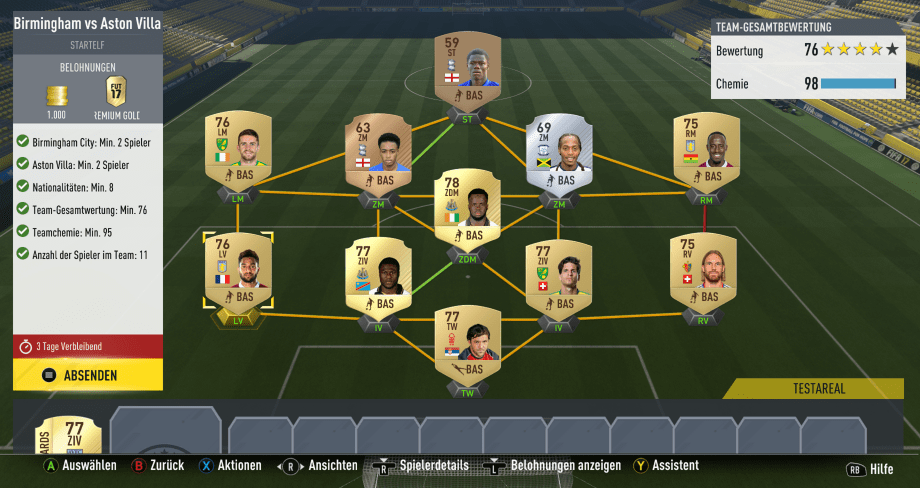Squad Building Challenges Thread Seite 187 — FIFA Forums