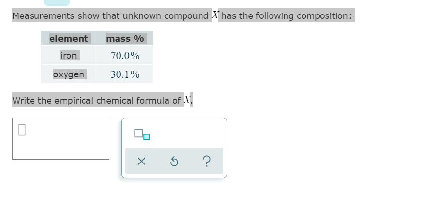 Solved Measurements Show That Unknown Compound X Has The