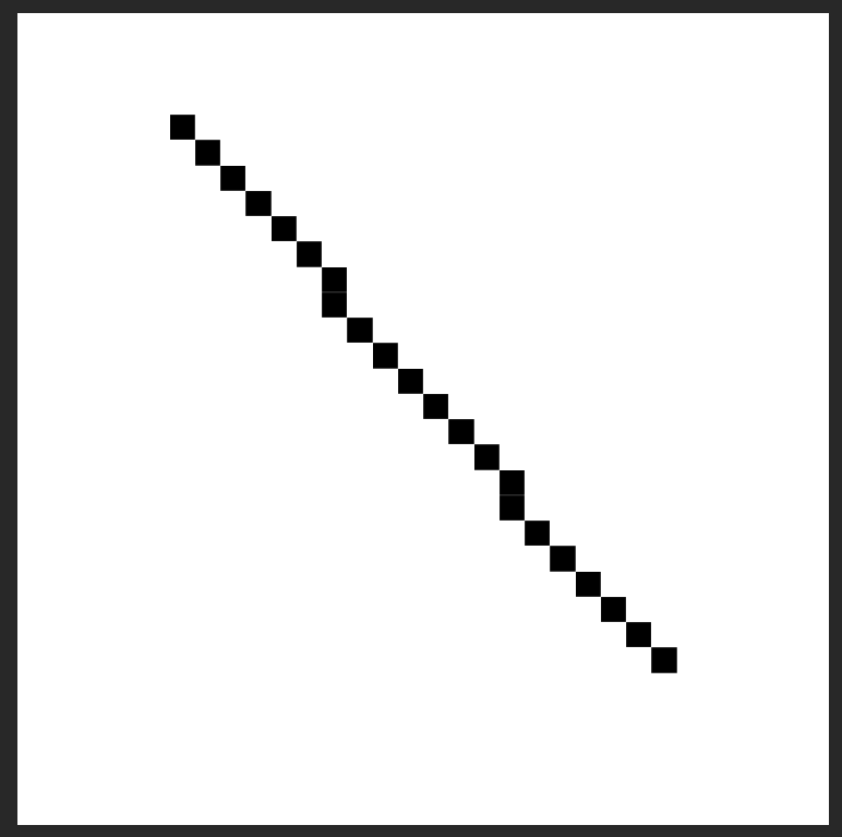 ドット絵アニメーションの描き方(1)基本の基本線の引き方 らぎメモ