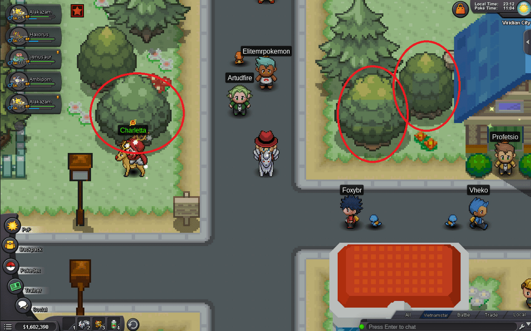 Headbutt Trees Location ! [Ferroseed Trevenant !!] Game Data