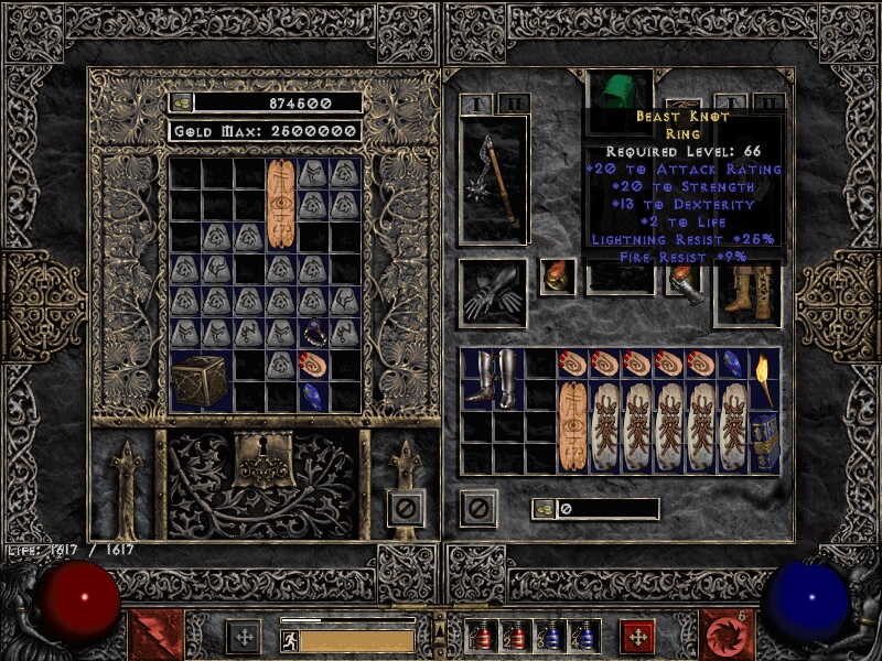 Perfect infinity d2 chain of honor diablo 2 jeansjmk