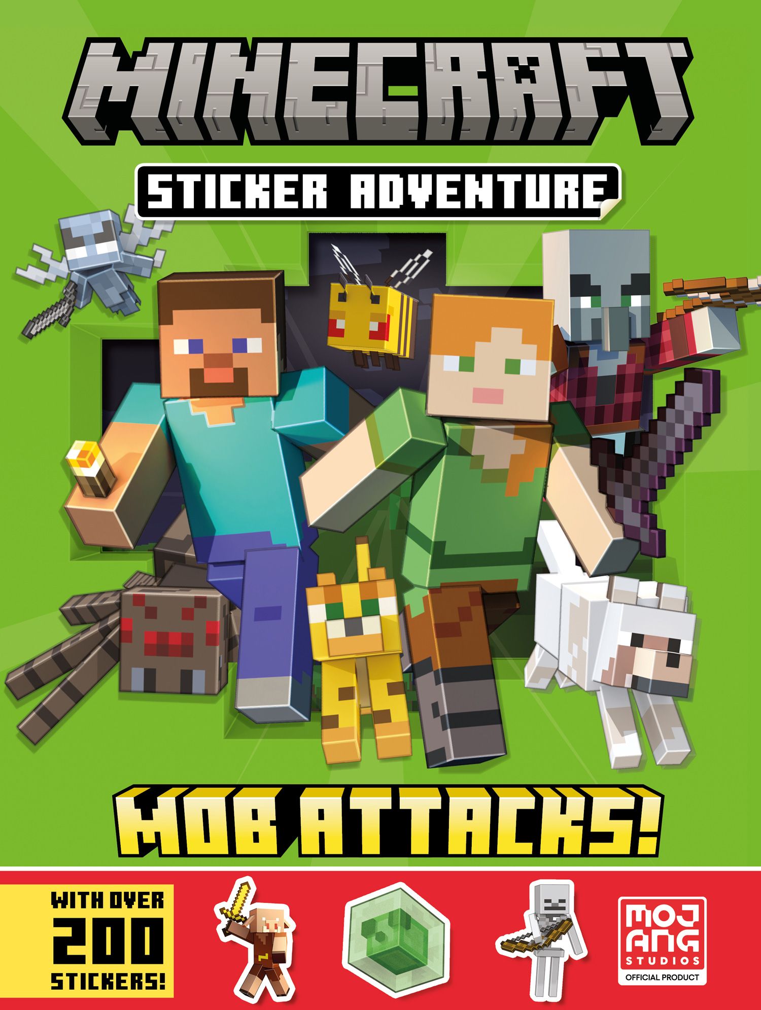 Minecraft Sticker Adventure Mob Attacks! HarperReach