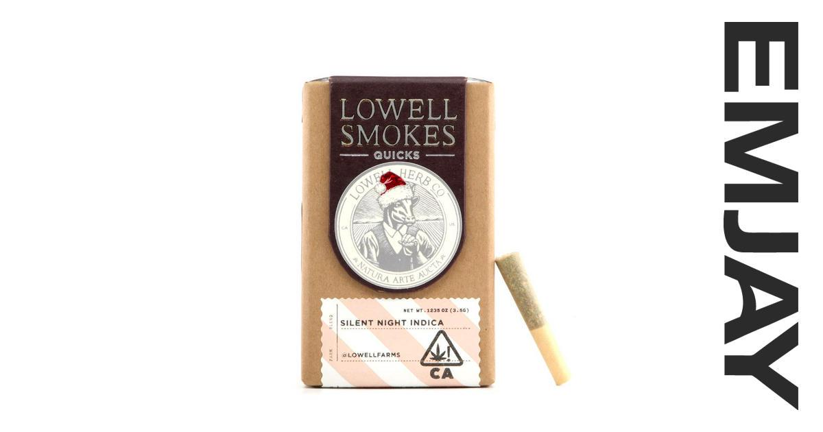 Lowell Farms Silent Night Indica Quicks 10 Pack Emjay