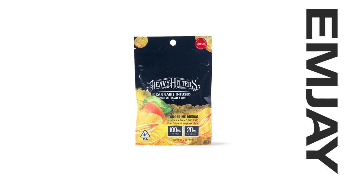 Heavy Hitters Tangerine Dream THC Gummy Pack Emjay