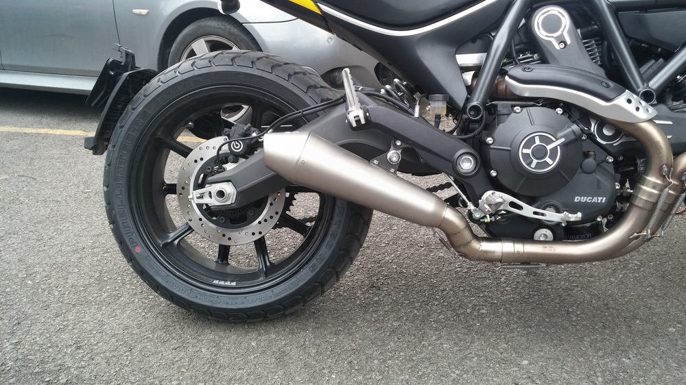 Custom Leovince GP Exhaust installed ! - Ducati Scrambler ... (1000 x 562 Pixel)