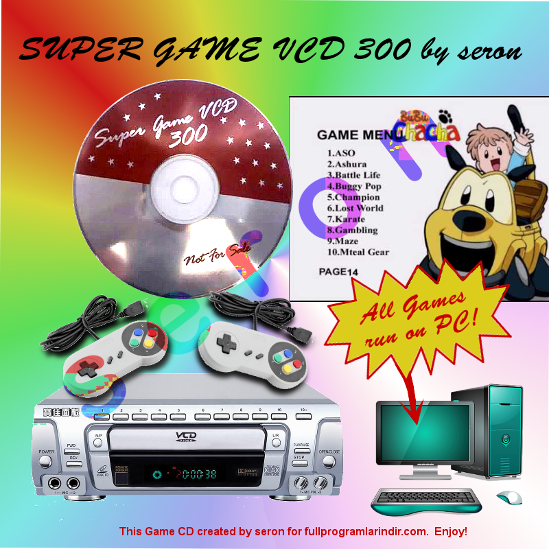 SUPER GAME VCD 300 for PC Download! Hiçbir yerde yok!