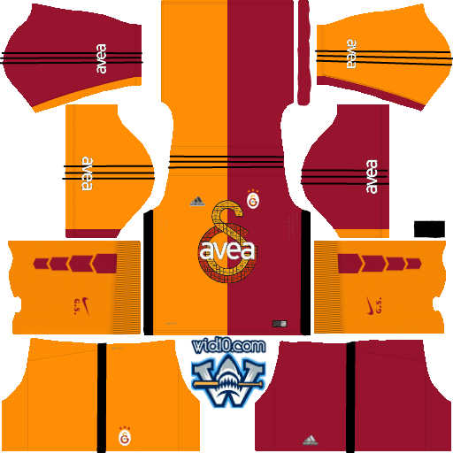 Galatasaray 100 Yil Dream League Fts 2018 Forma Kits Ve Logo Url Dream League Soccer 2017 16 Forma Kit Logo Indir