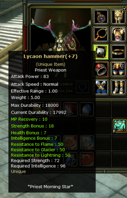 Oneri 7 Lobo Hammer Vs 7 Lycaon Hammer