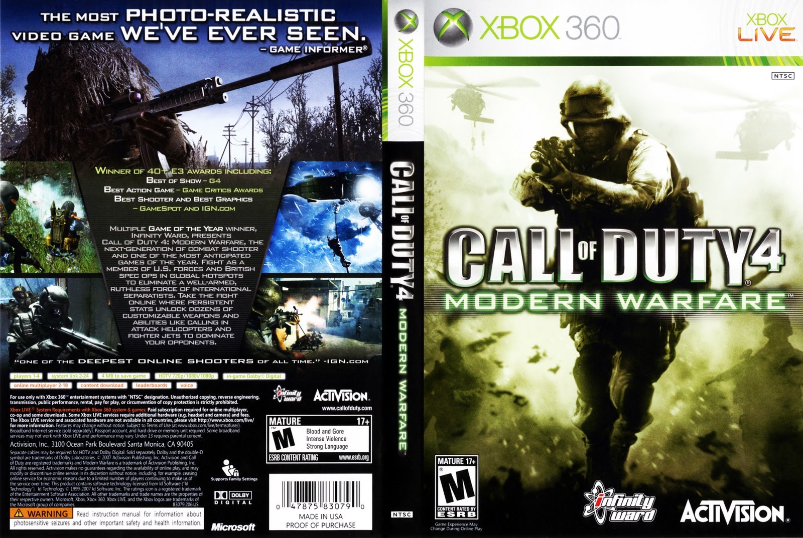 Call of Duty 4 Modern Warfare Xbox 360 Oyun İndir [MEGA] [FULLISO