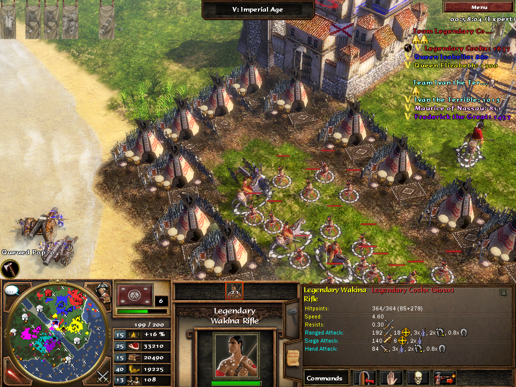 AoE III War Chief Sioux Kabilesi