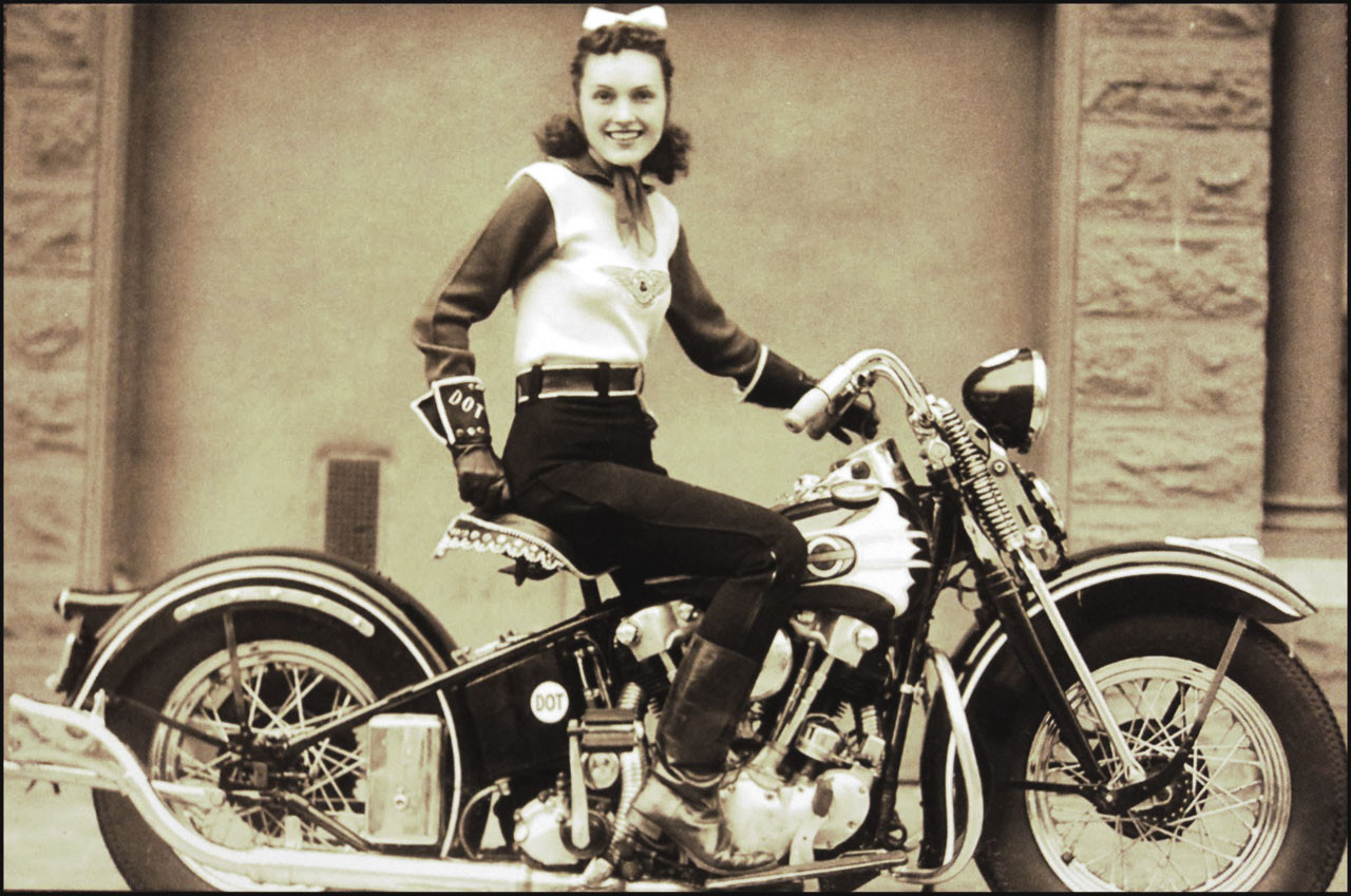 Dot Smith, Vintage Biker, Shows Off Her 1939 EL Knucklehead HuffPost