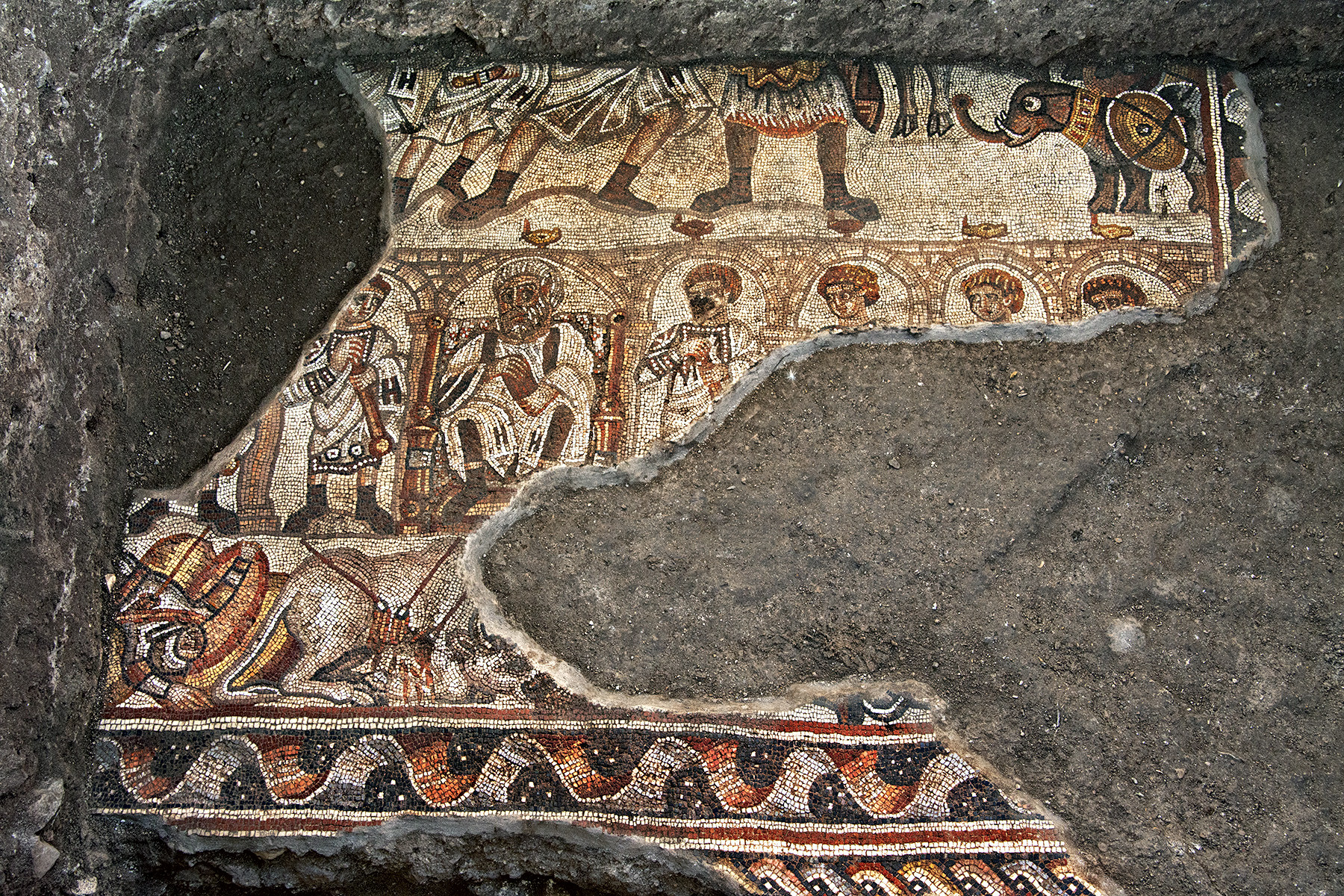 Ancient Samson Mosaic Uncovered In Israeli Synagogue; Beautiful Art