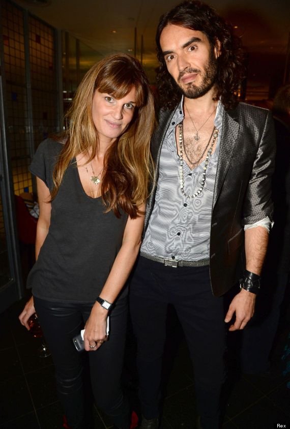 Russell Brand And Girlfriend Jemima Khan Pose Together At Documentary