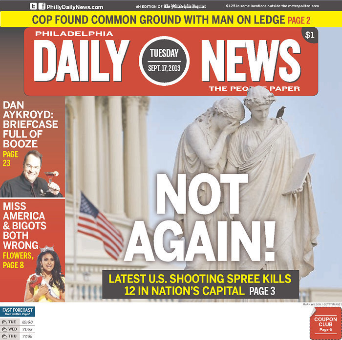 The Most Memorable Newspaper Front Pages, Magazine Covers Of 2013