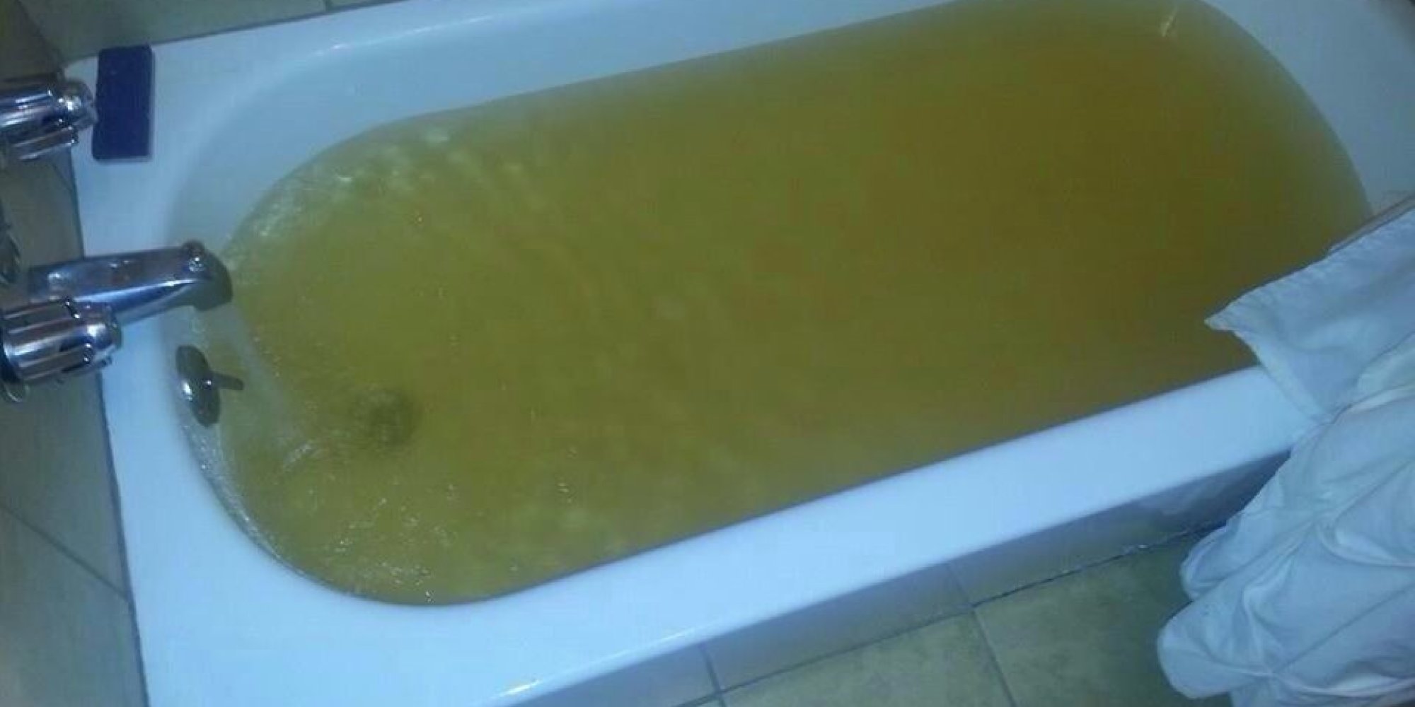 Look How Gross The Water Is After The Chemical Spill In West Virginia