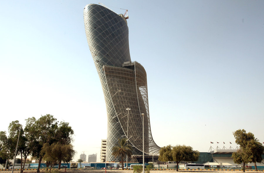 Capital Gate Named World's Furthest Leaning Tower (PHOTOS) HuffPost