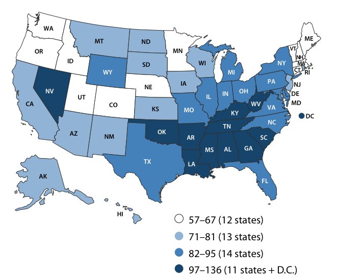 When It Comes To Health Care, There Are 2 Americas, And These Maps Are