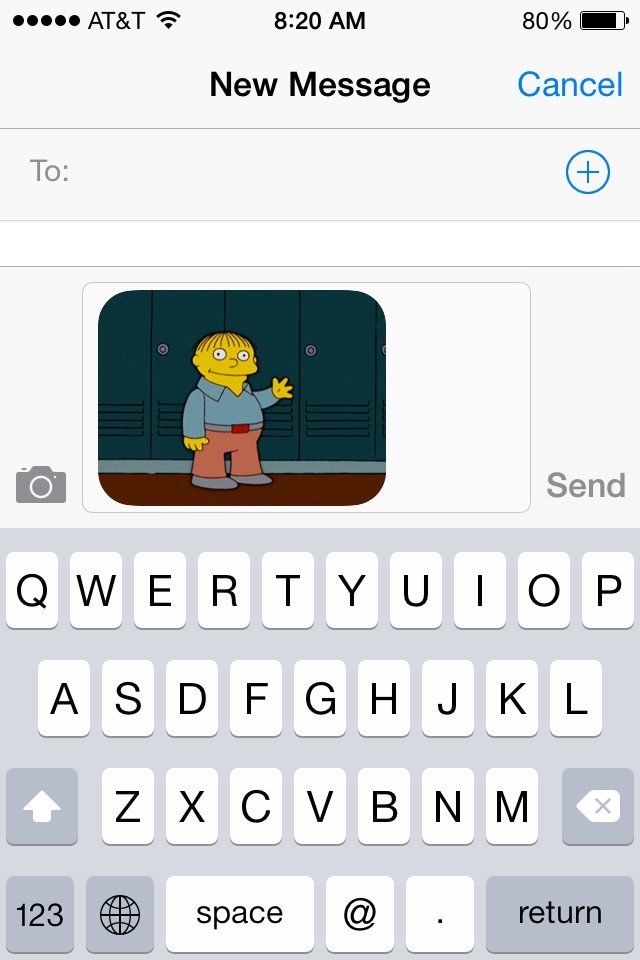 How To Send A Gif Text Message Iphone