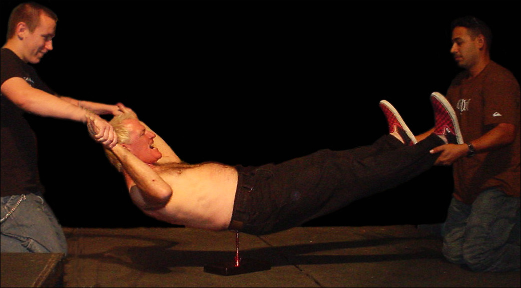 A Bed Of Nails; This Guy Lies On A Bed Of ONE Nail HuffPost