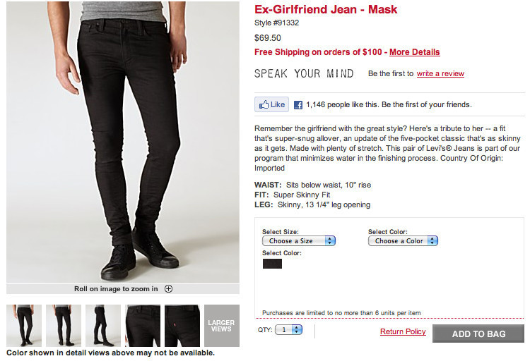 Levi's Debuts ExGirlfriend Jeans (PHOTOS, POLL) HuffPost