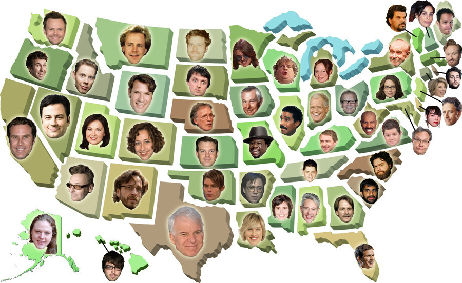 The United States Of Comedy 50 Comedians From 50 States (PICTURE