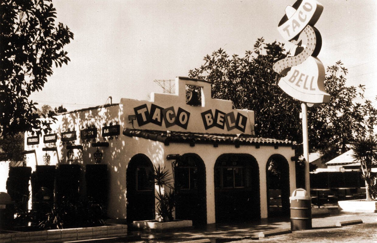 The History Of The World's First Taco Bell, And Today's