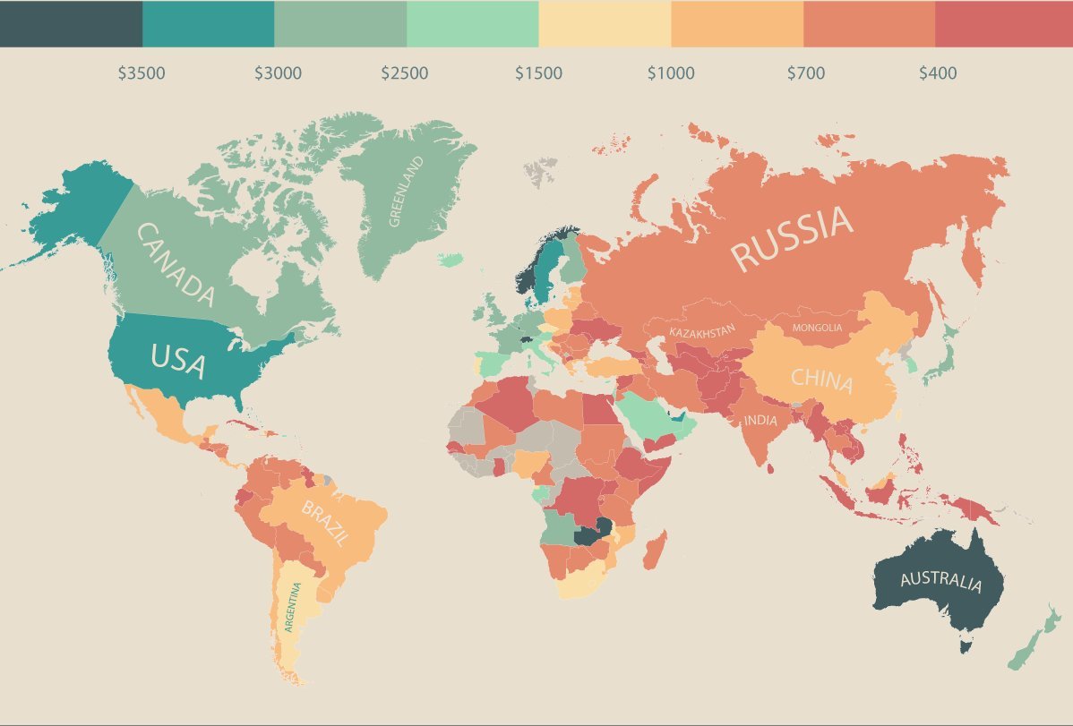 Here Are The Countries Where People Have The Most Money To Spend HuffPost
