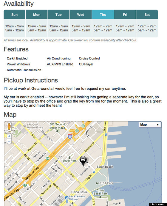 Getaround Make Money On Your Car When You Aren't Using It HuffPost