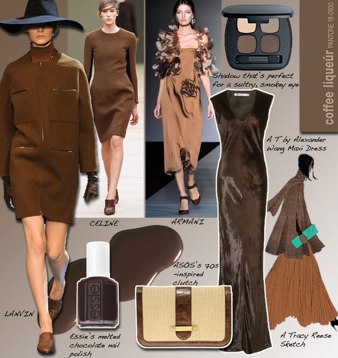Pantone Coffee Liqueur 180930 And The Fashion And Beauty Items That