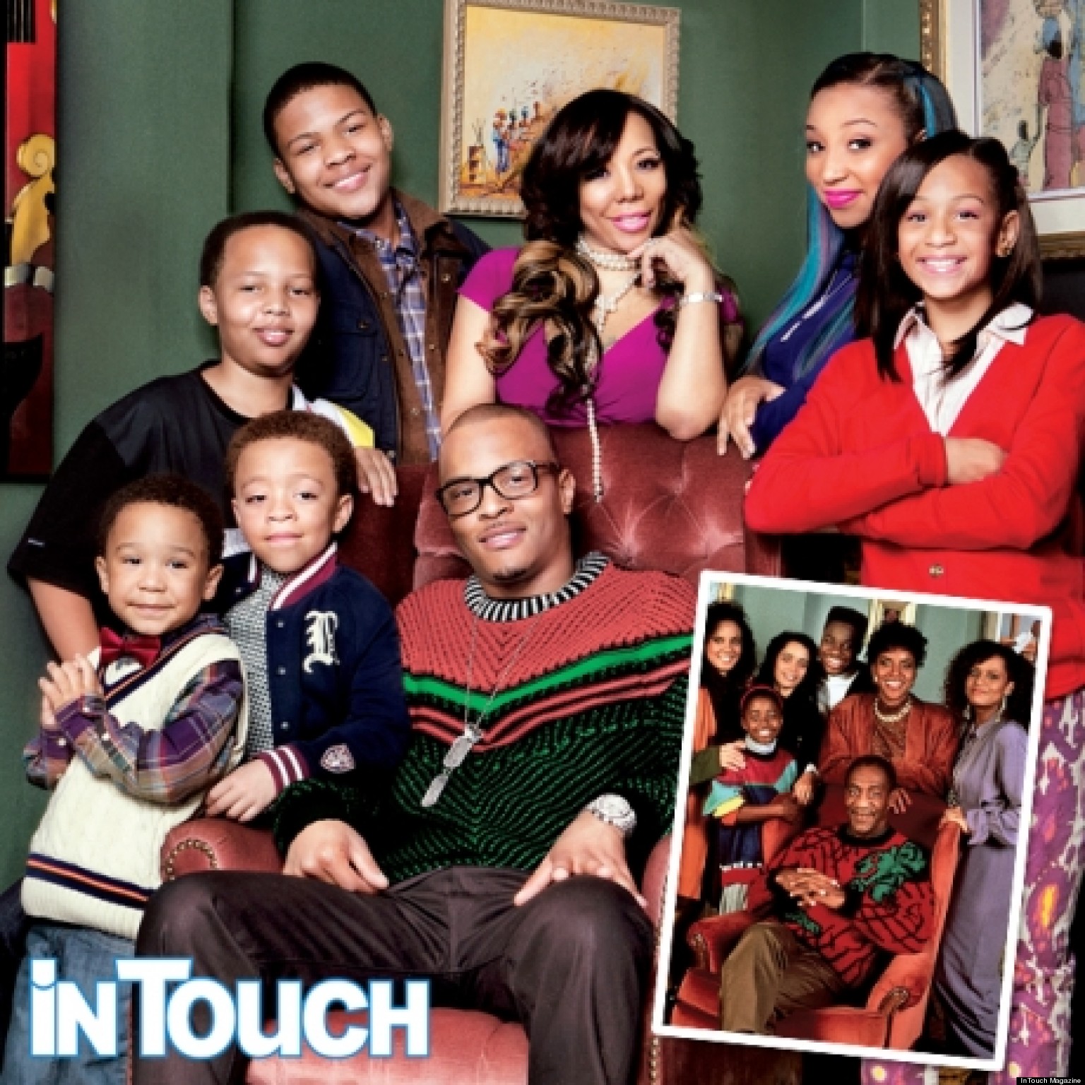 T.I. Family 'The Cosby Show' Photo When You Think Of The Huxtables, Do