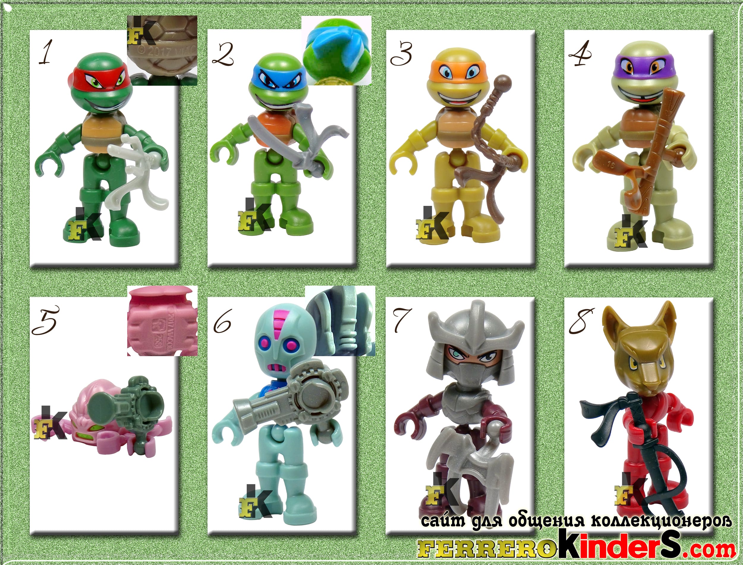 Kinder Surprise Teenage Mutant Ninja Turtles Just Choose the Ones YOU