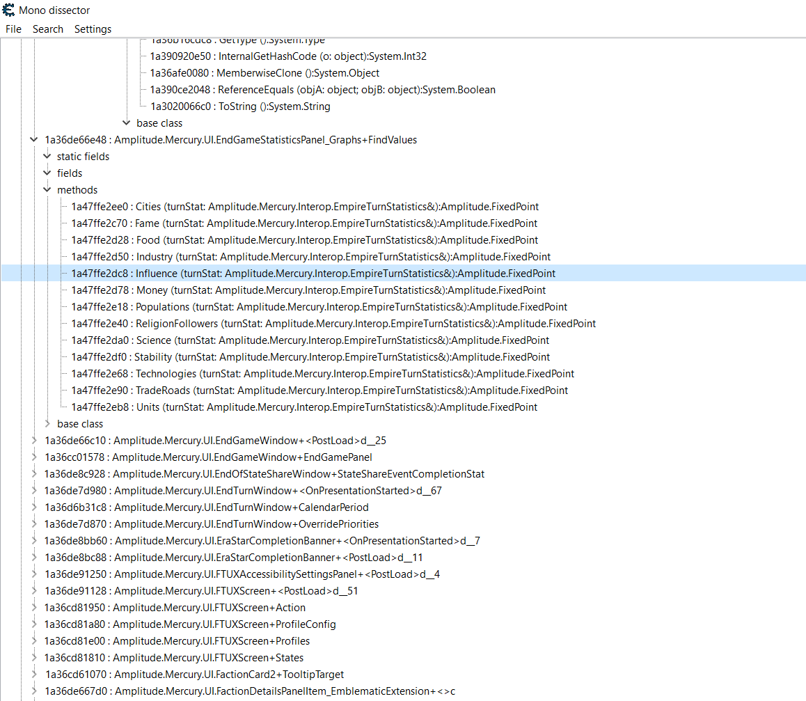 [Help] Mono dissection on Humankind - FearLess Cheat Engine