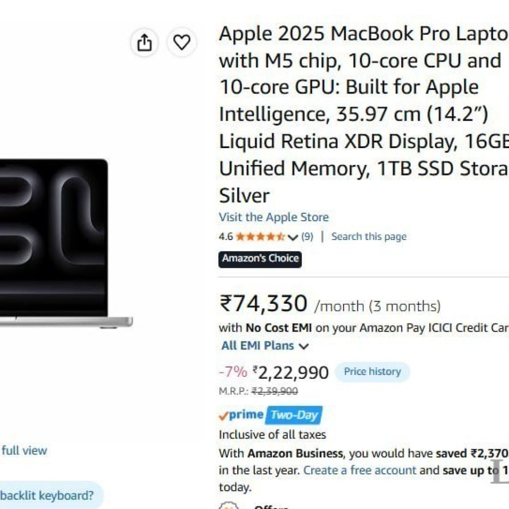 Apple 2025 Macbook – Just ₹218990 | Loot Lo