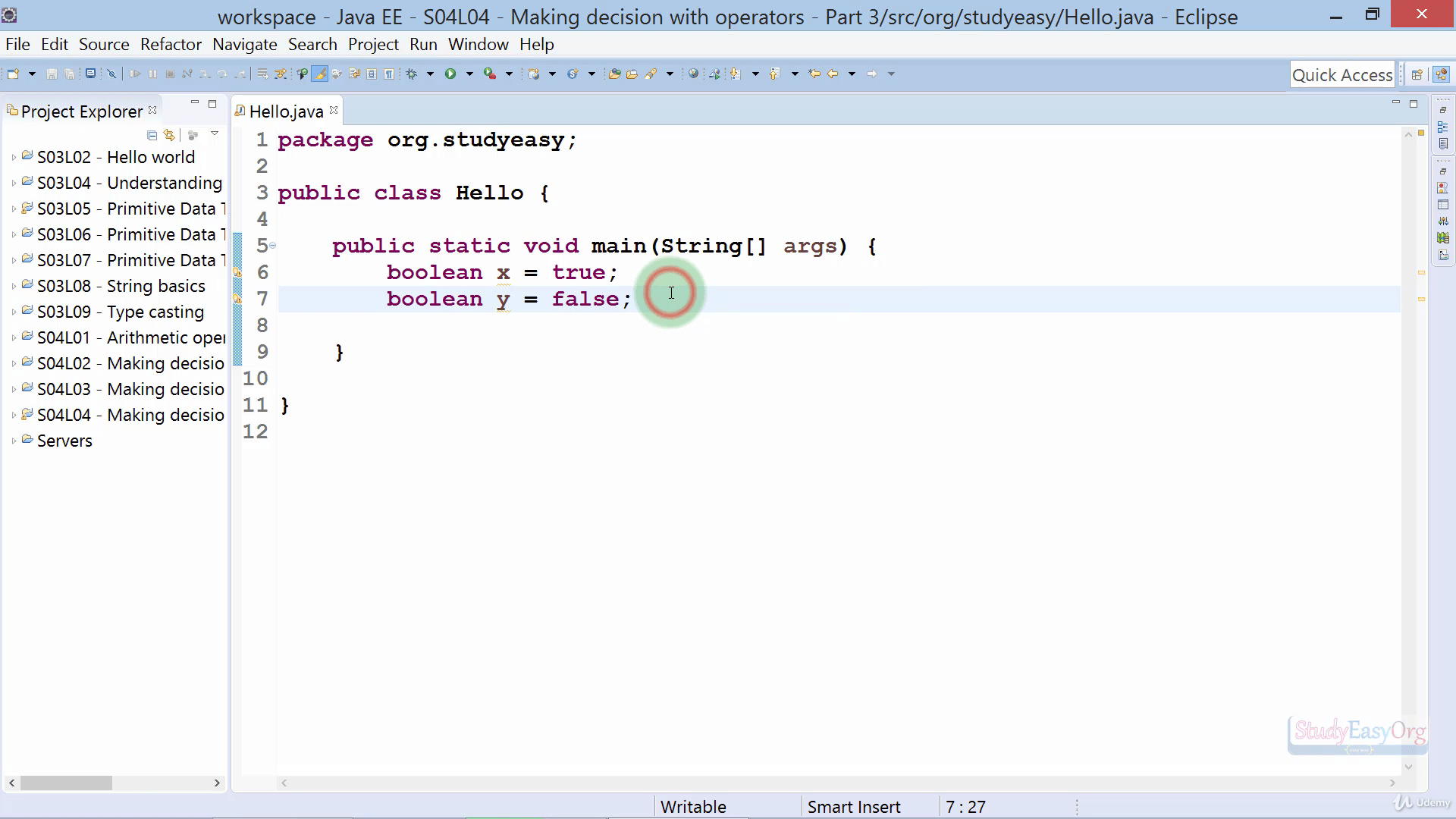 Udemy, StudyEasy Organisation, Chaand Sheikh Full Stack Java