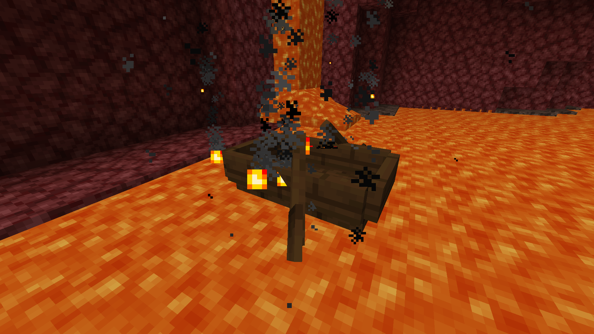 Lava Boat Minecraft Data Pack