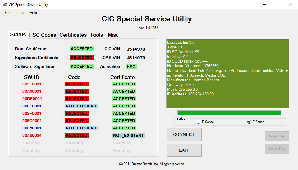 What is a bmw fsc code adalasopa