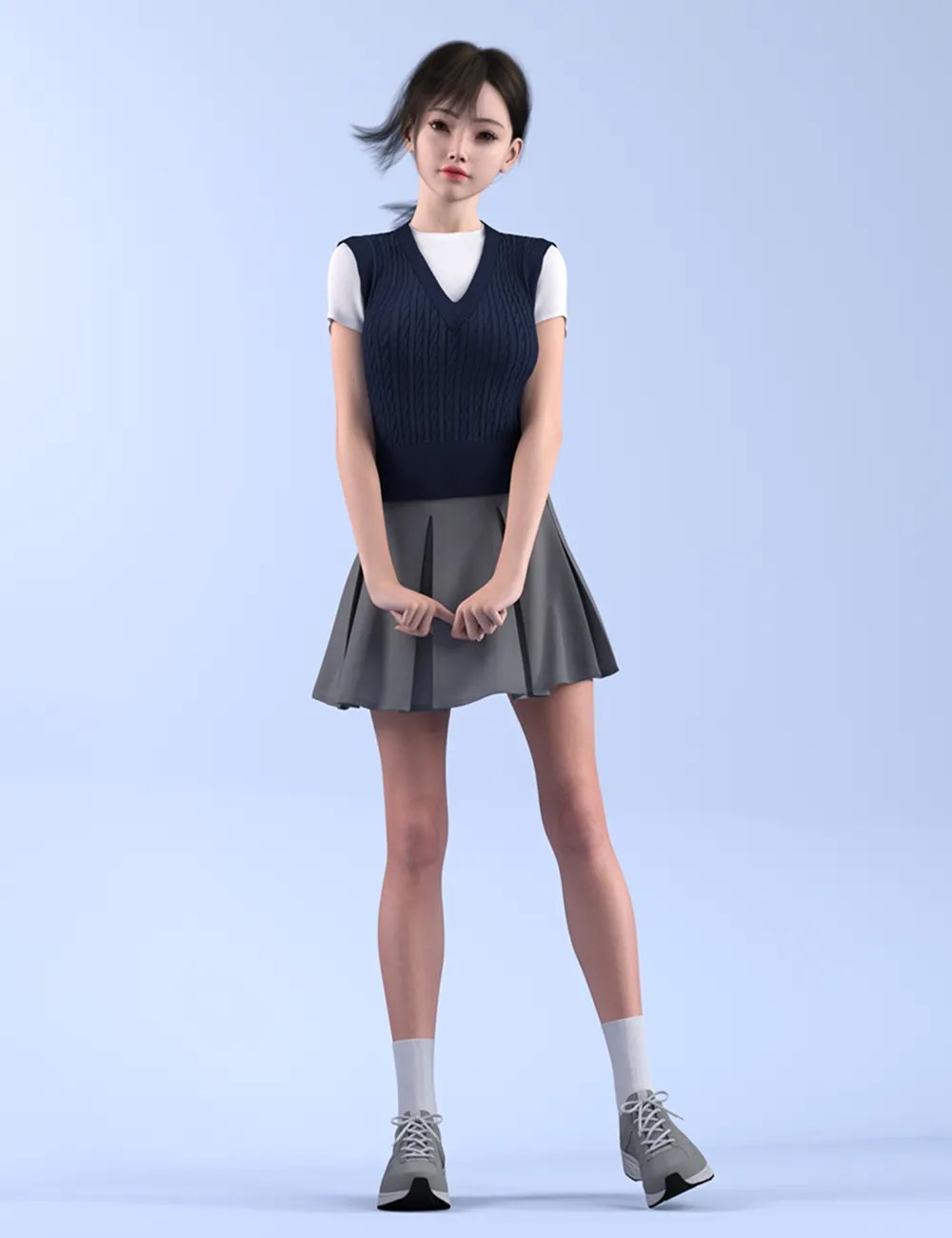 dForce HnC25 Knit Vest Code Outfits for Genesis 9new 