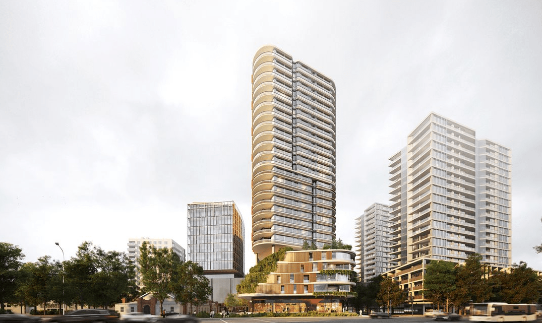 Proposed NEWCASTLE 711 Hunter St 2x 26st/90m Residential