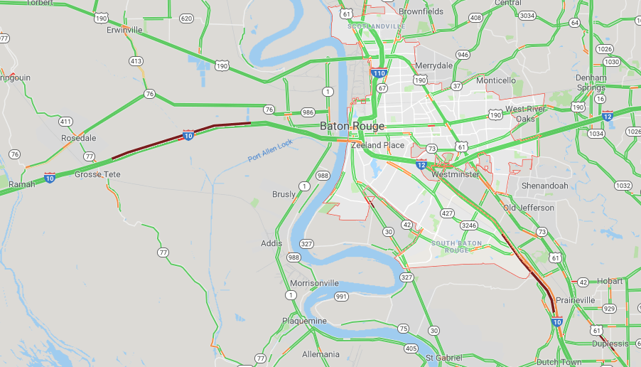 I10 West Grosse Tete Fatal Crash Four 18Wheelers Involved OT Lounge
