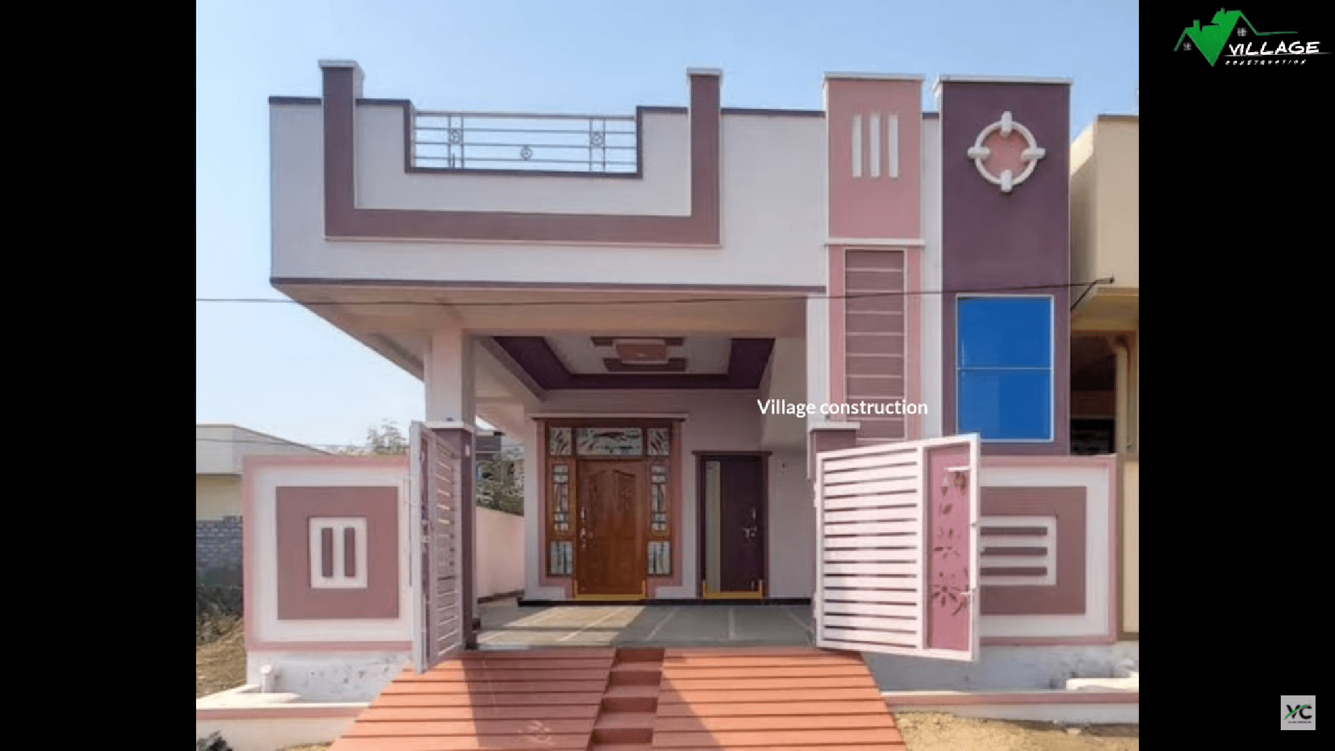 घर का बाहरी डिजाइन फोटो & गांव के घर का डिजाइन ghar ka front design photo