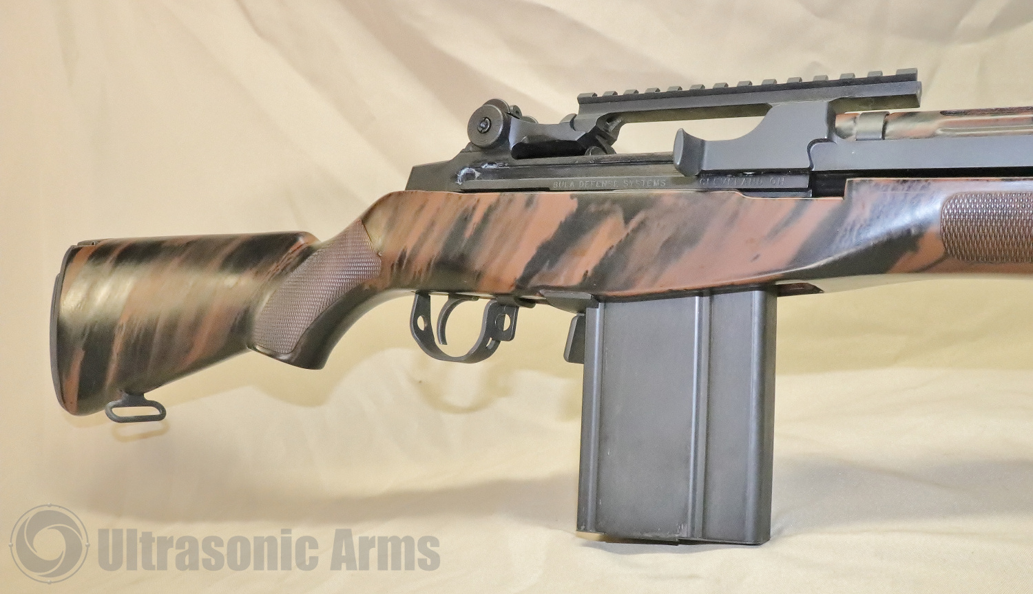 Tiger stripe painting on USGI firberglass stock M14 Forum