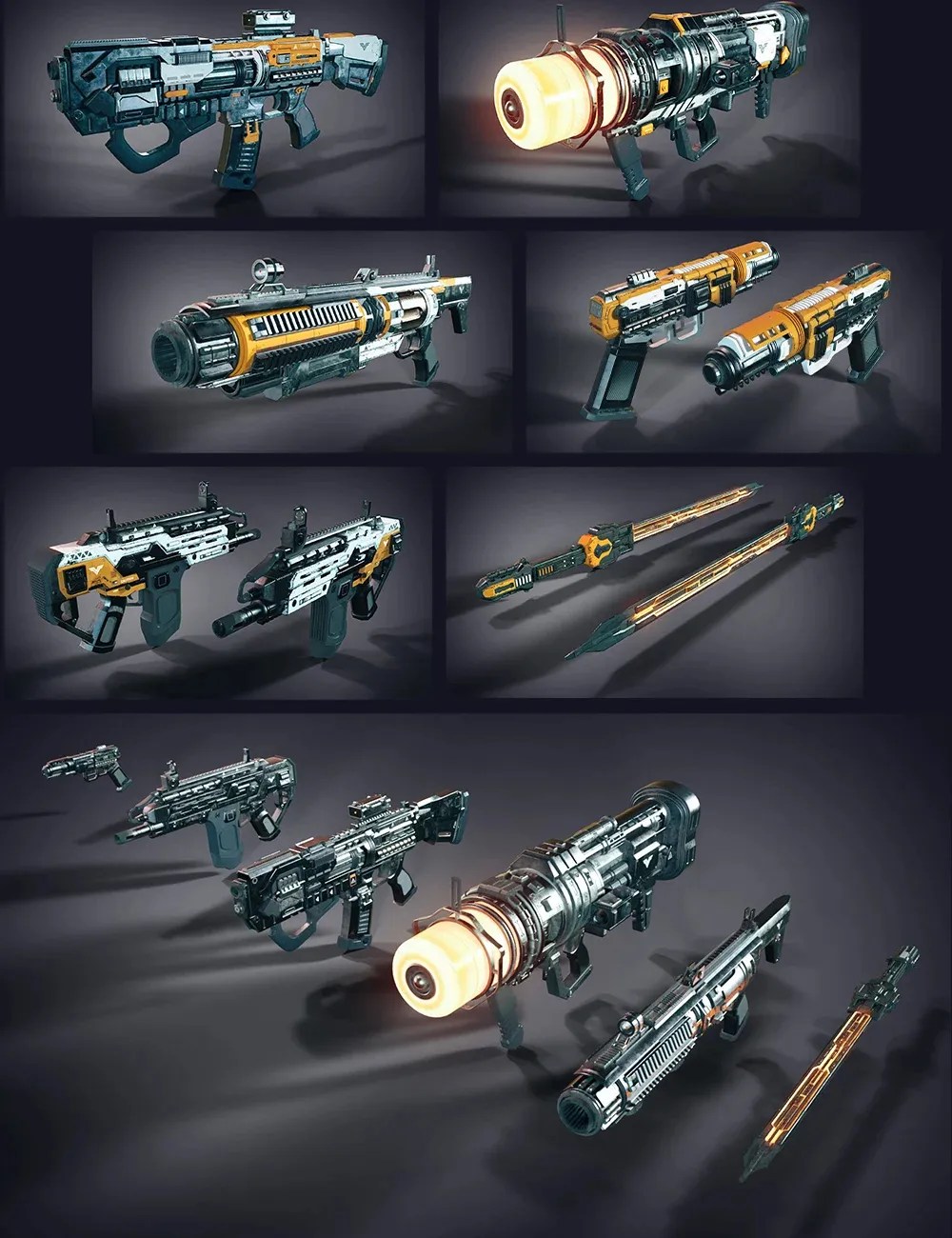 Futuristic Weapon Collection 01new 