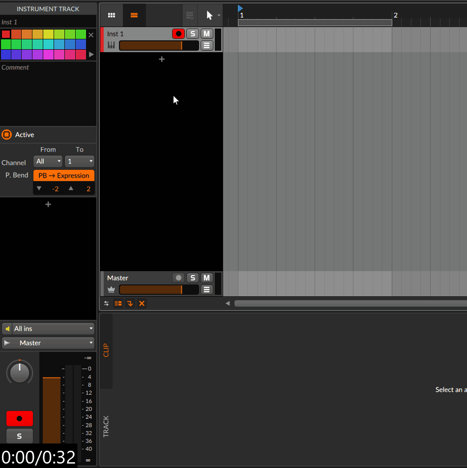 Why is recurrence operator not working for me? r/Bitwig